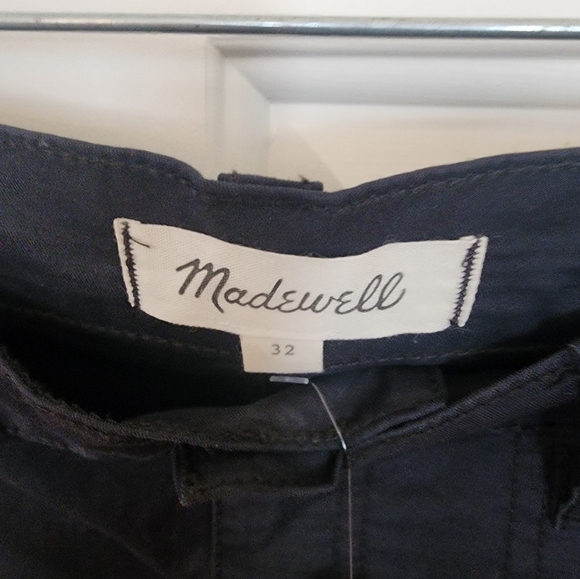 Madewell Cargo Joggers Size 32 Navy NWT Sporty Utility Spring Lightweight - Picture 12 of 15